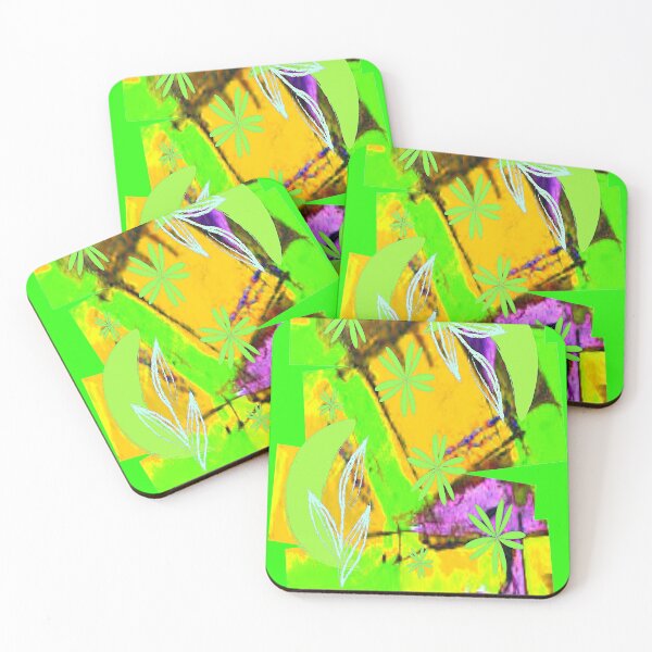 Item preview, Floral Graphic Vibrant Abstraction, NR 2, Graphic Psychedelic Abstract Art, Inspired by Nature-floral abstract art designed and sold by Adri Barnard.