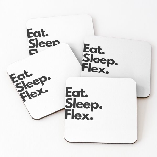 Item preview, Eat Sleep Flex street codes streetwear clothing designed and sold by OVERSAI.