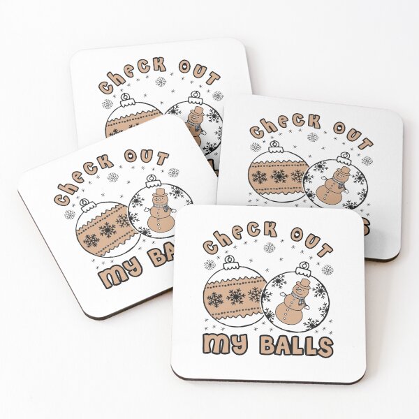 Item preview,  Check Out My Balls - Funny Christmas Joke  designed and sold by PatternFariss.