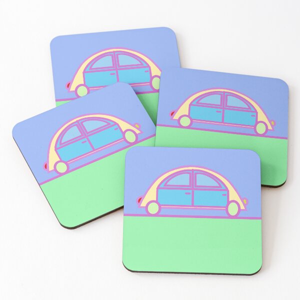 Item preview, Blue, Orange, and Green Neon Car designed and sold by CPArtStudios.