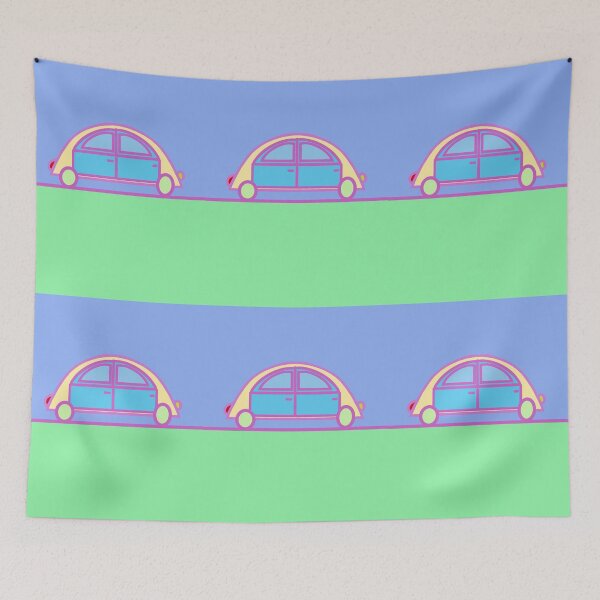 Item preview, Blue, Orange, and Green Neon Car designed and sold by CPArtStudios.