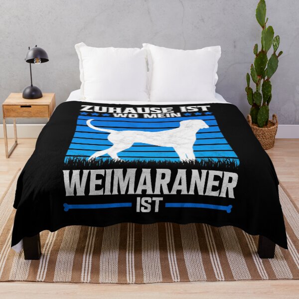 Item preview, Weimaraner home hunting dog pointing dog saying designed and sold by madgrfx.