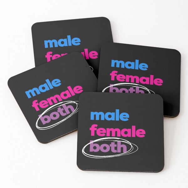 Item preview, Male Female Both. Bisexual Pride designed and sold by Subtle Pride Shop.