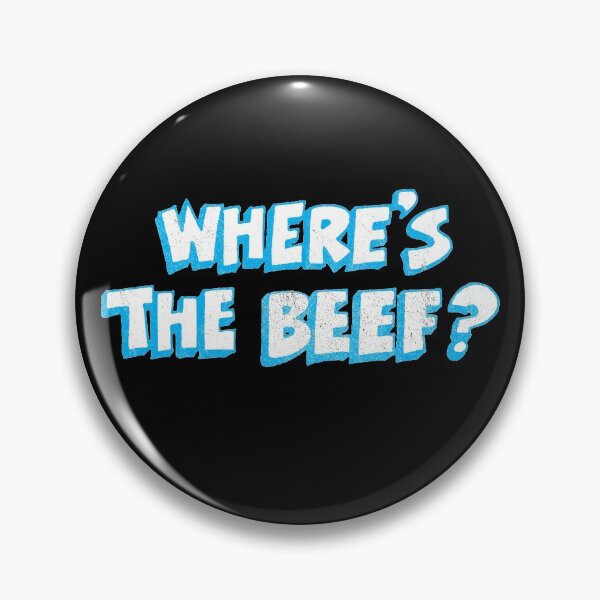 Item preview, WHERE'S THE BEEF? - vintage retro fast food meat lovers designed and sold by Killer-Shirts.