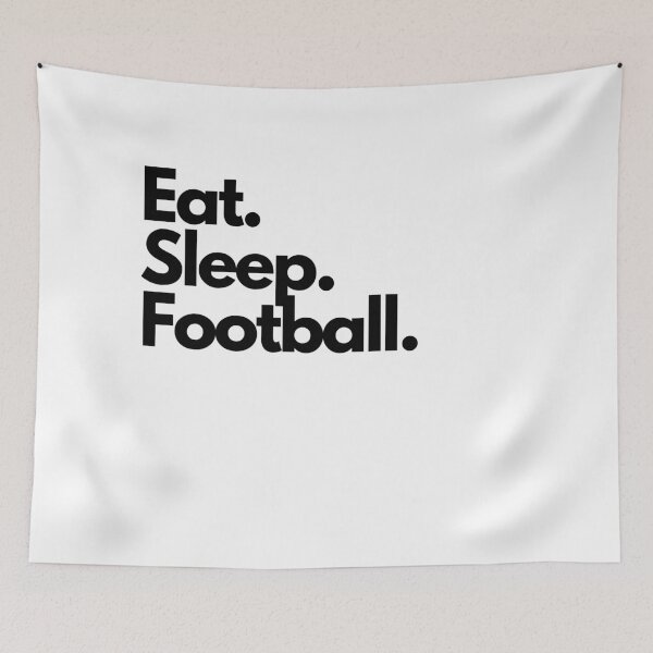 Item preview, Eat Sleep Football street codes streetwear clothing designed and sold by OVERSAI.