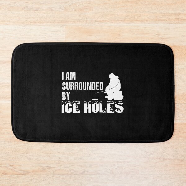 Item preview, Fishing T Shirt Ice Fishing Funny I Am Surrounded By Ice Holes Tee Gifts designed and sold by tamezleida.