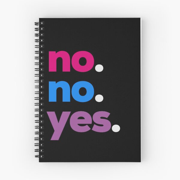 Item preview, No No Yes. Bisexual Pride designed and sold by Subtle Pride Shop.