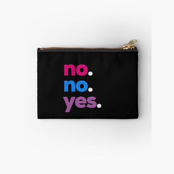 Item preview, No No Yes. Bisexual Pride designed and sold by Subtle Pride Shop.