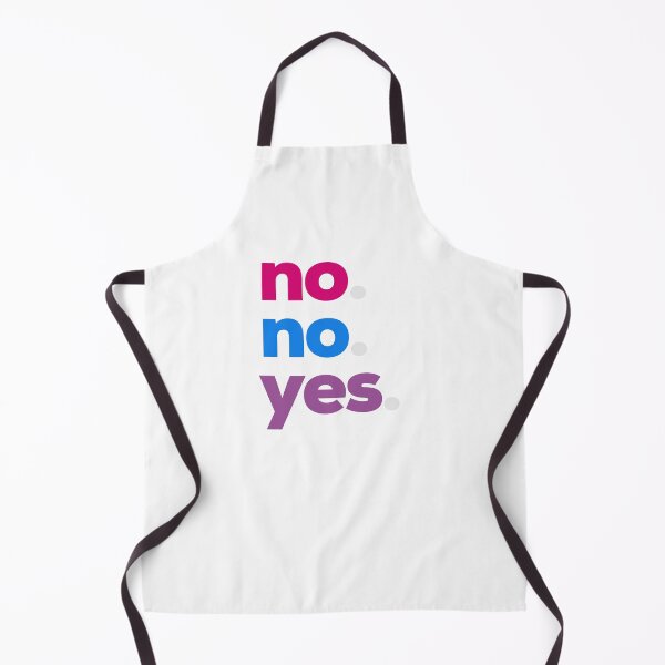 Item preview, No No Yes. Bisexual Pride designed and sold by Subtle Pride Shop.