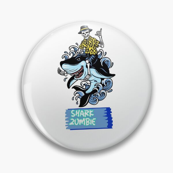 Item preview, Funny Zombie Shark Design designed and sold by VandJStore.