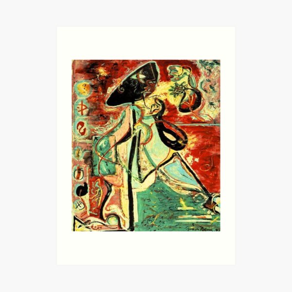 Moon Woman by Jackson Pollock Art Print