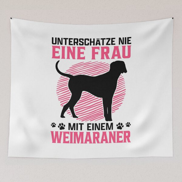 Item preview, Woman with Weimaraner Hound dog owner designed and sold by madgrfx.