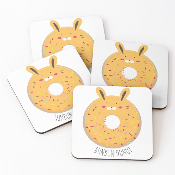 Item preview, Cute Bunny Donut (Yellow) designed and sold by sanashibata.