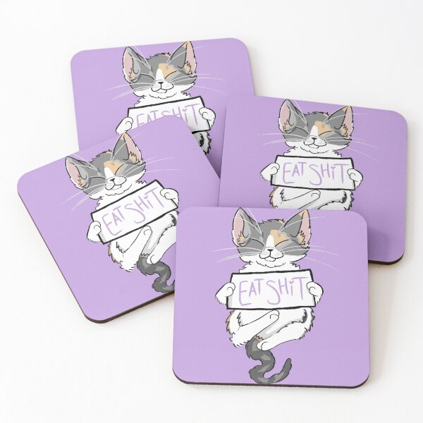 Item preview, Kitty Telling the Haters to Eat It designed and sold by ArtbyDuckie.