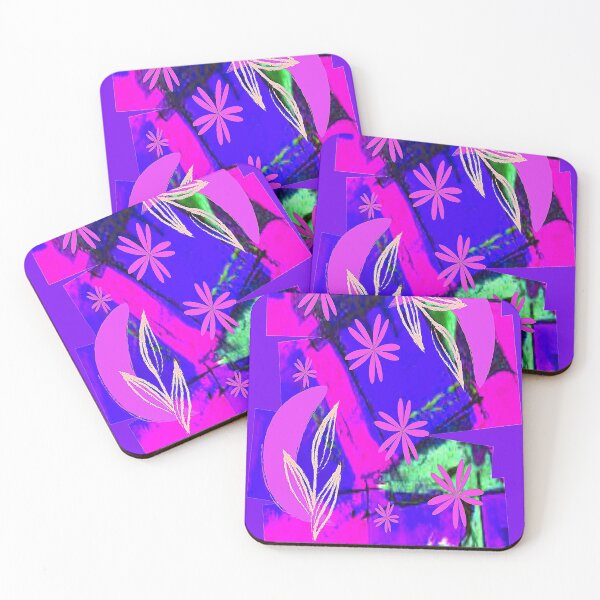 Item preview,  Floral Graphic Vibrant Abstraction, NR 4, Graphic Psychedelic Abstract Art, Inspired by Nature-floral abstract art designed and sold by Adri Barnard.