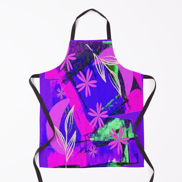 Item preview, Floral Graphic Vibrant Abstraction, NR 4, Graphic Psychedelic Abstract Art, Inspired by Nature-floral abstract art designed and sold by Adri Barnard.