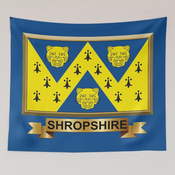 Item preview, Shropshire Flag Gifts, Masks, Stickers & Products (GF) designed and sold by mpodger.