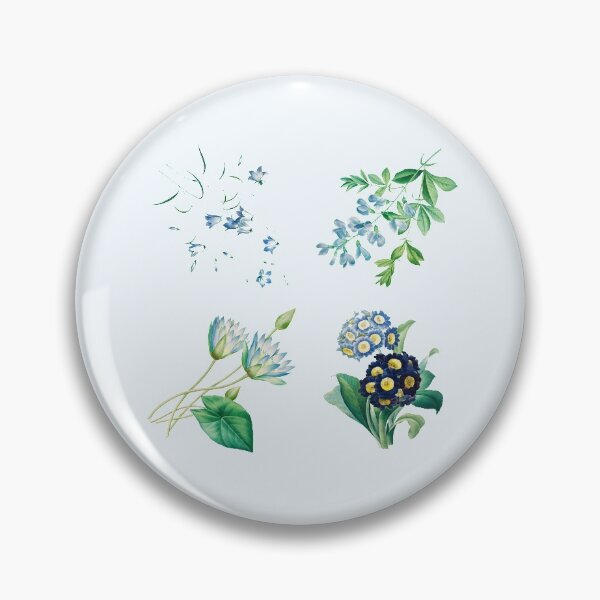 Item preview, Vintage Blue Roses Sticker Pack designed and sold by DaphneKstudio .