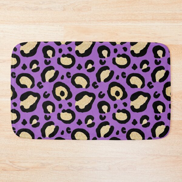 Item preview, Purple and Gold Leopard Print designed and sold by Julie Erin Designs.