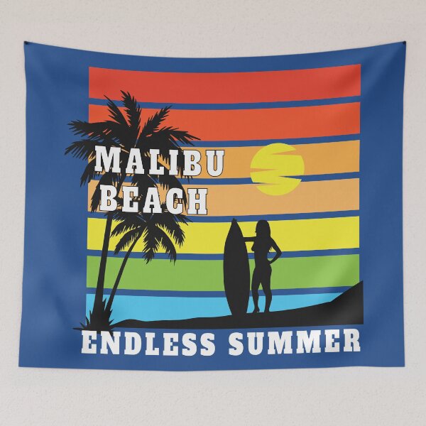 Item preview, Malibu Beach California Surfing designed and sold by SportsT-Shirts.