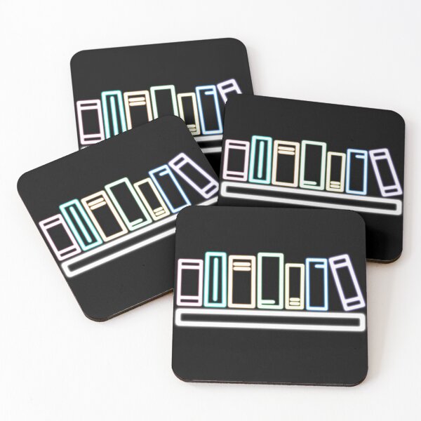 Item preview, Neon Colorful Books and Bookcase designed and sold by ADreamWorld.