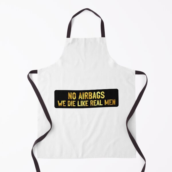 Item preview, No Airbags We Die Like Real Men Cool Helmet designed and sold by Sour Soul.
