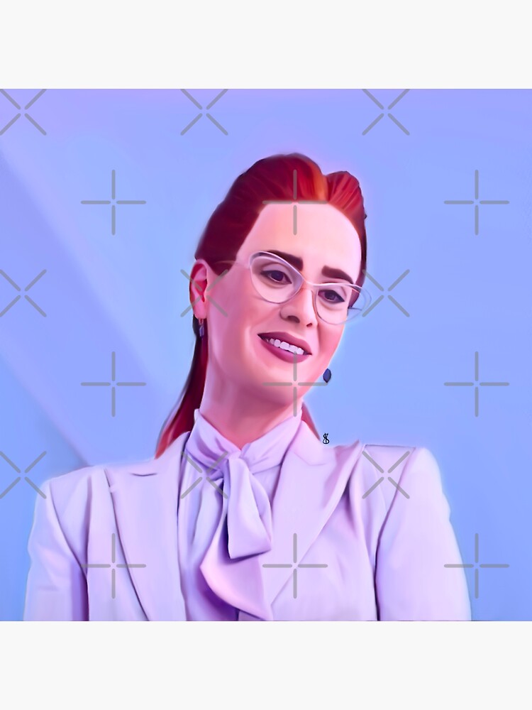 "Sarah Paulson as Wilhemina Venable" Sticker for Sale by silvia231298