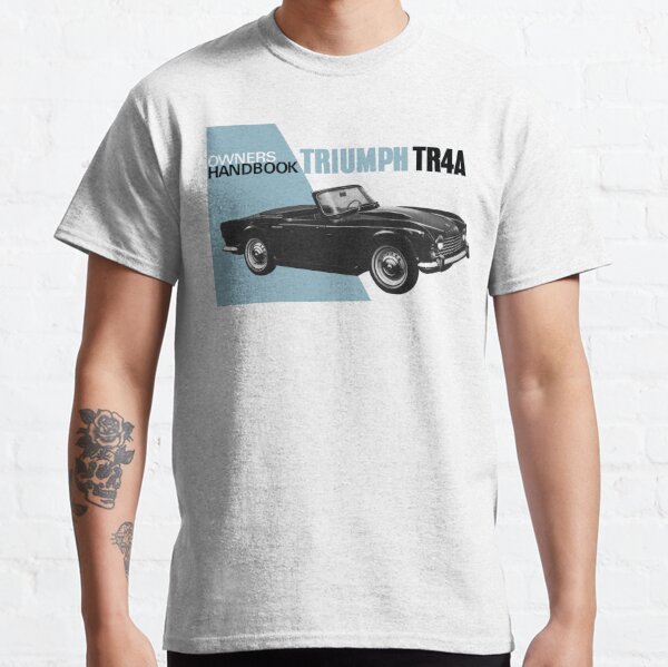 TRIUMPH TR4A - OWNERS HANDBOOK Classic T-Shirt