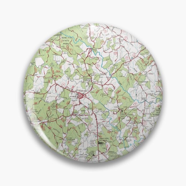 Item preview, Sumter National Forest Map (1975) South Carolina Woodland Reserve Atlas designed and sold by BravuraMedia.