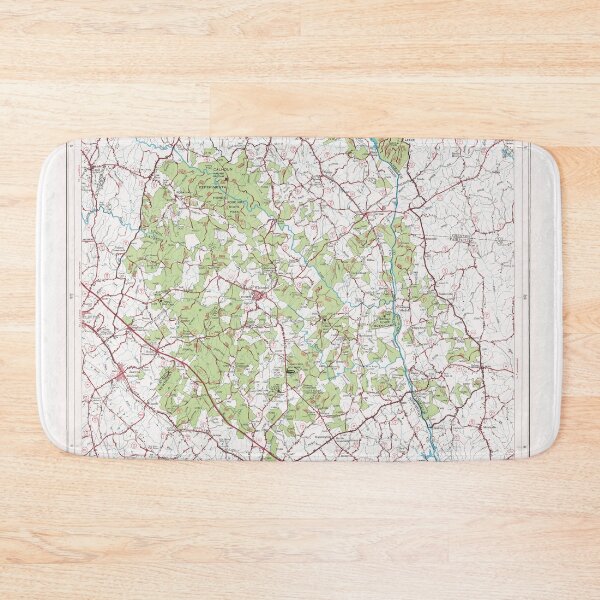 Item preview, Sumter National Forest Map (1975) South Carolina Woodland Reserve Atlas designed and sold by BravuraMedia.
