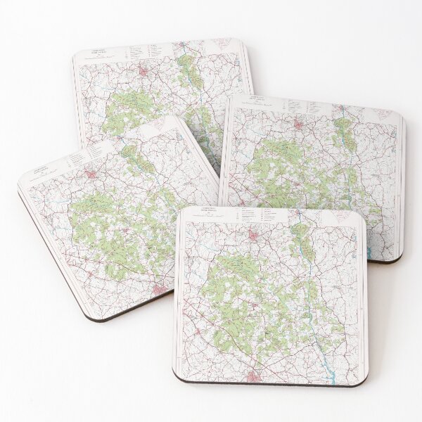 Item preview, Sumter National Forest Map (1975) South Carolina Woodland Reserve Atlas designed and sold by BravuraMedia.