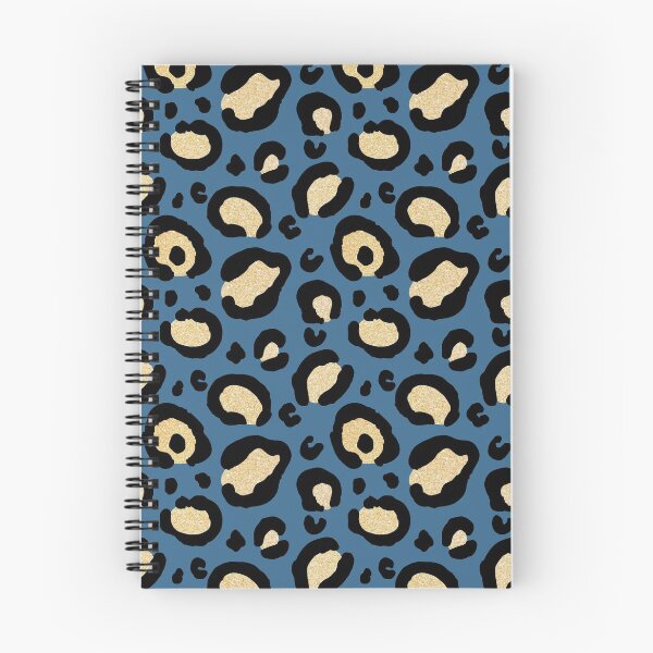 Item preview, Blue and Gold Leopard Print designed and sold by Julie Erin Designs.