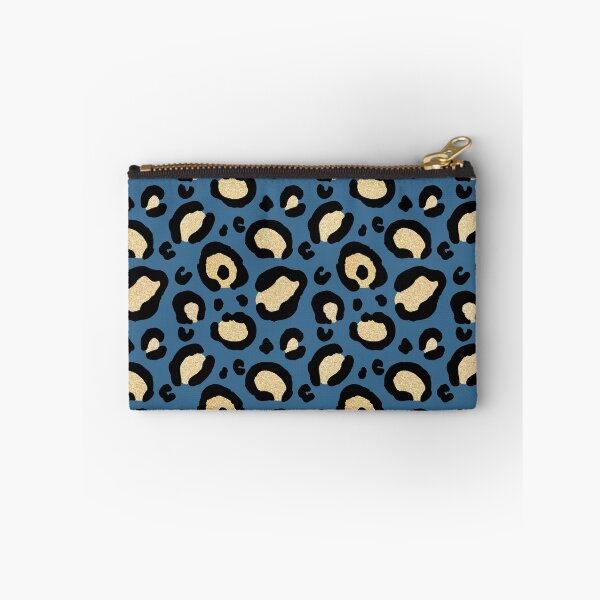 Item preview, Blue and Gold Leopard Print designed and sold by Julie Erin Designs.