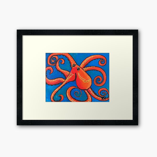 Vista previa del artículo con la obra «Danza del pulpo», diseñado y vendido por Poetivity.