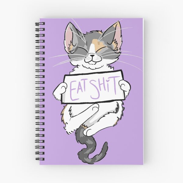 Item preview, Kitty Telling the Haters to Eat It designed and sold by ArtbyDuckie.