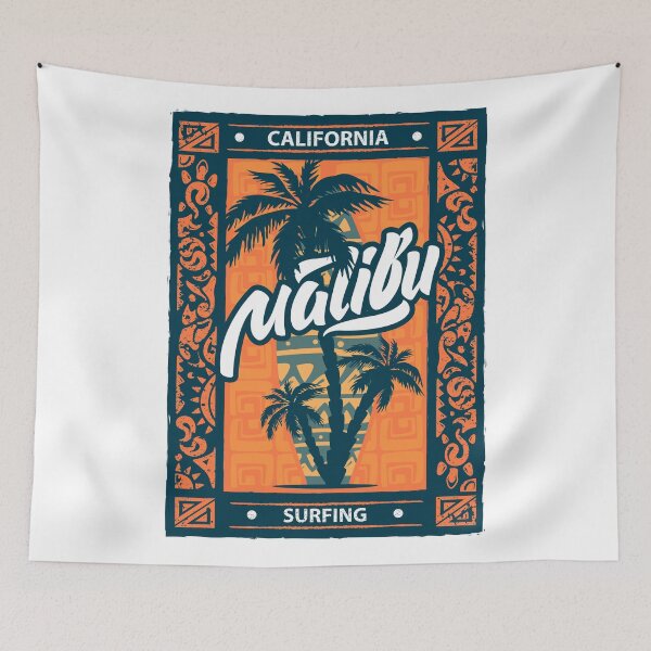 Item preview, Malibu Beach California Surfing designed and sold by SportsT-Shirts.