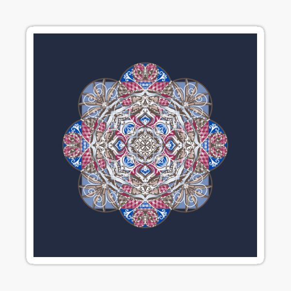 Kraftquelle Mandala Sticker