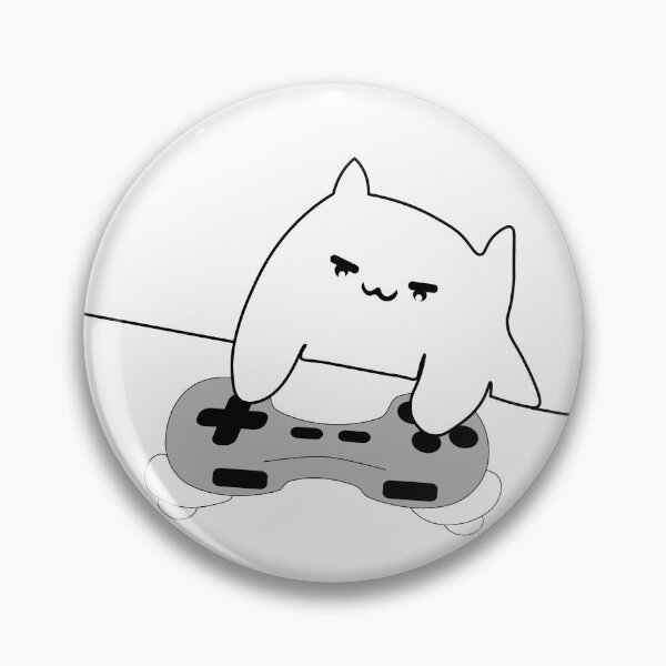 Item preview, bongo cat playing video games designed and sold by dionysusgk555.