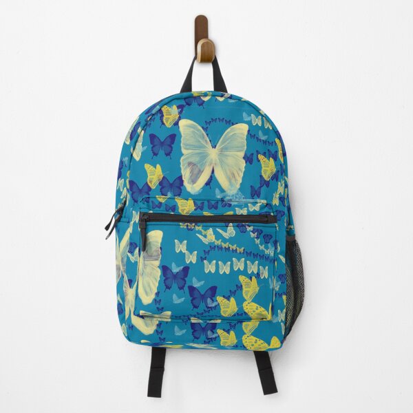 Aperçu de l'œuvre Papillons bleus créée et vendue par DaisyDogDesign.