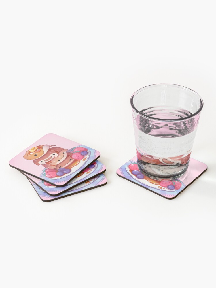 Alternate view of Fluffy sea pancakes Coasters (Set of 4)