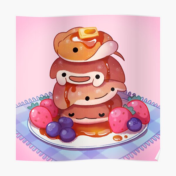Fluffy sea pancakes Poster
