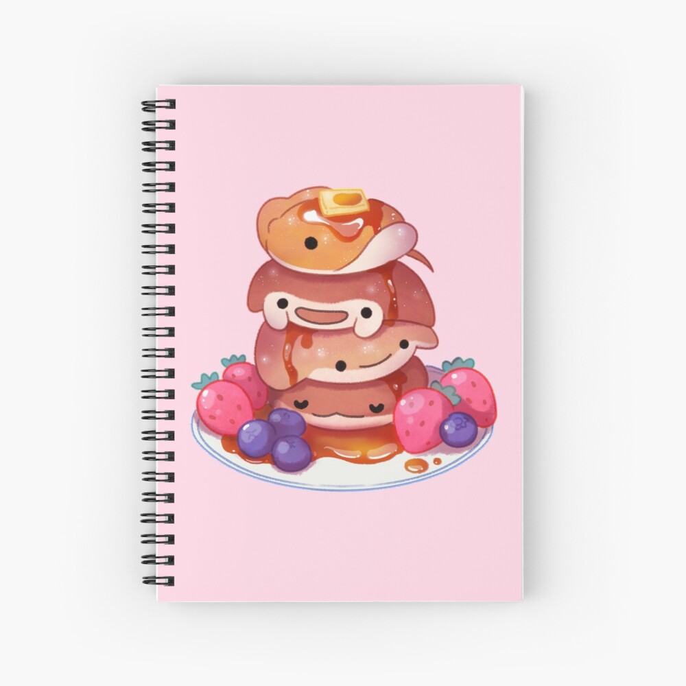 Fluffy sea pancakes Spiral Notebook