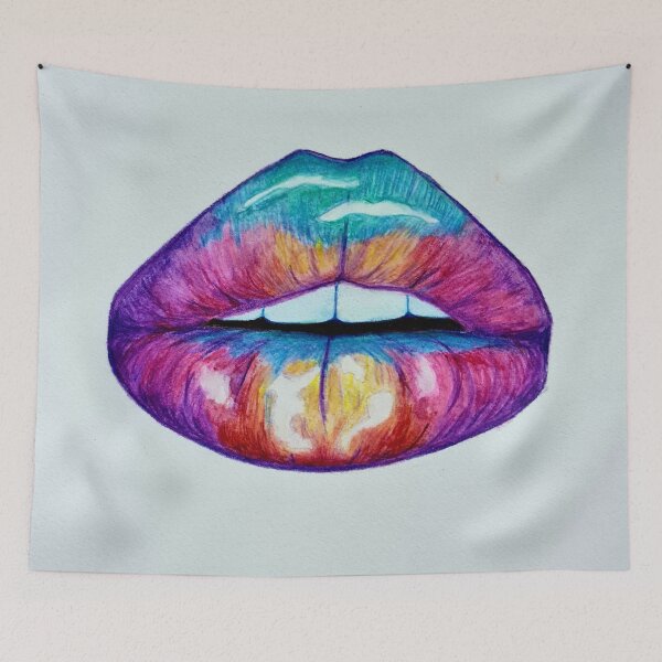 Item preview, There's a rainbow on her lips designed and sold by HannahJWY.