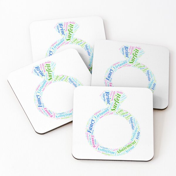 Item preview, Shakespeare Twelfth Night Ring Word Art designed and sold by piddle99.