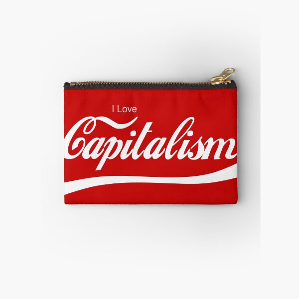 Item preview, I Love Capitalism - Anti Woke - Funny Conservative Capitalism Stickers  designed and sold by WeAreRightStore.