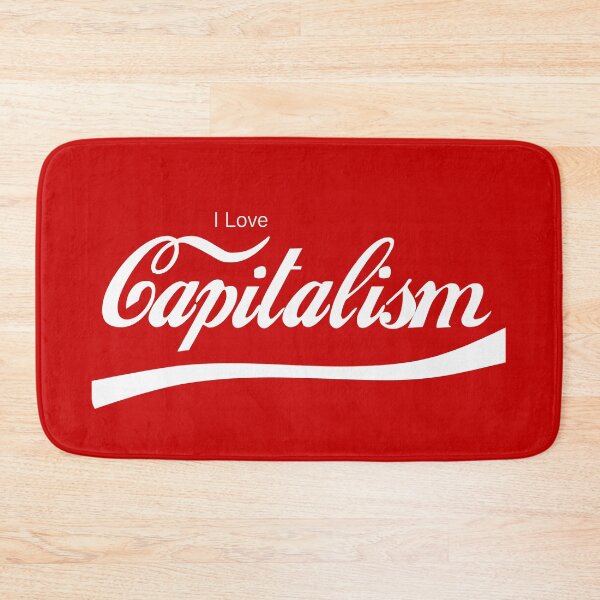 Item preview, I Love Capitalism - Anti Woke - Funny Conservative Capitalism Stickers  designed and sold by WeAreRightStore.