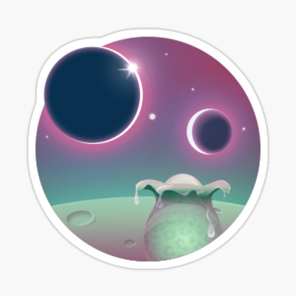 Vista previa del artículo con la obra «Salpicadura de la luna», diseñado y vendido por JakDesigns.
