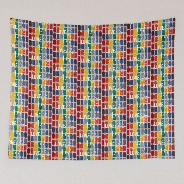 Item preview, Love lei art (chakra colors) designed and sold by Lovelylei.