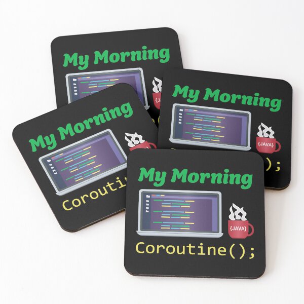 Item preview, My Morning Coroutine designed and sold by TCompton4.