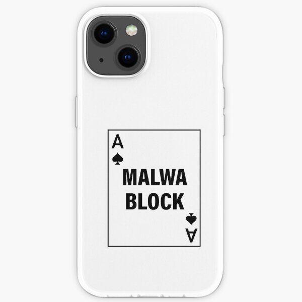 MALWA BLOCK iPhone Soft Case